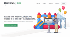 Desktop Screenshot of partyrentalstudio.com